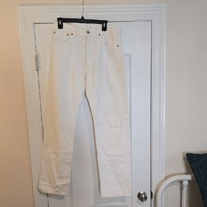 Levi's White 501 Jeans
